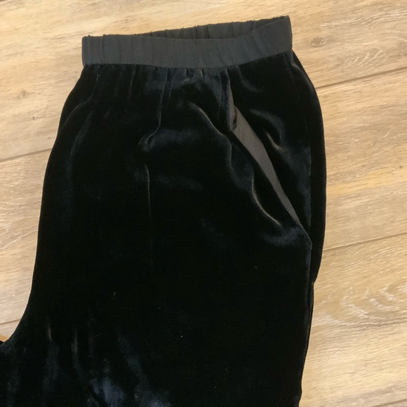 Eileen Fisher velvet elastic waist pants. Size S/P - Picture 2 of 4